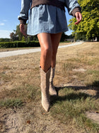 Cowboy boots Khaki
