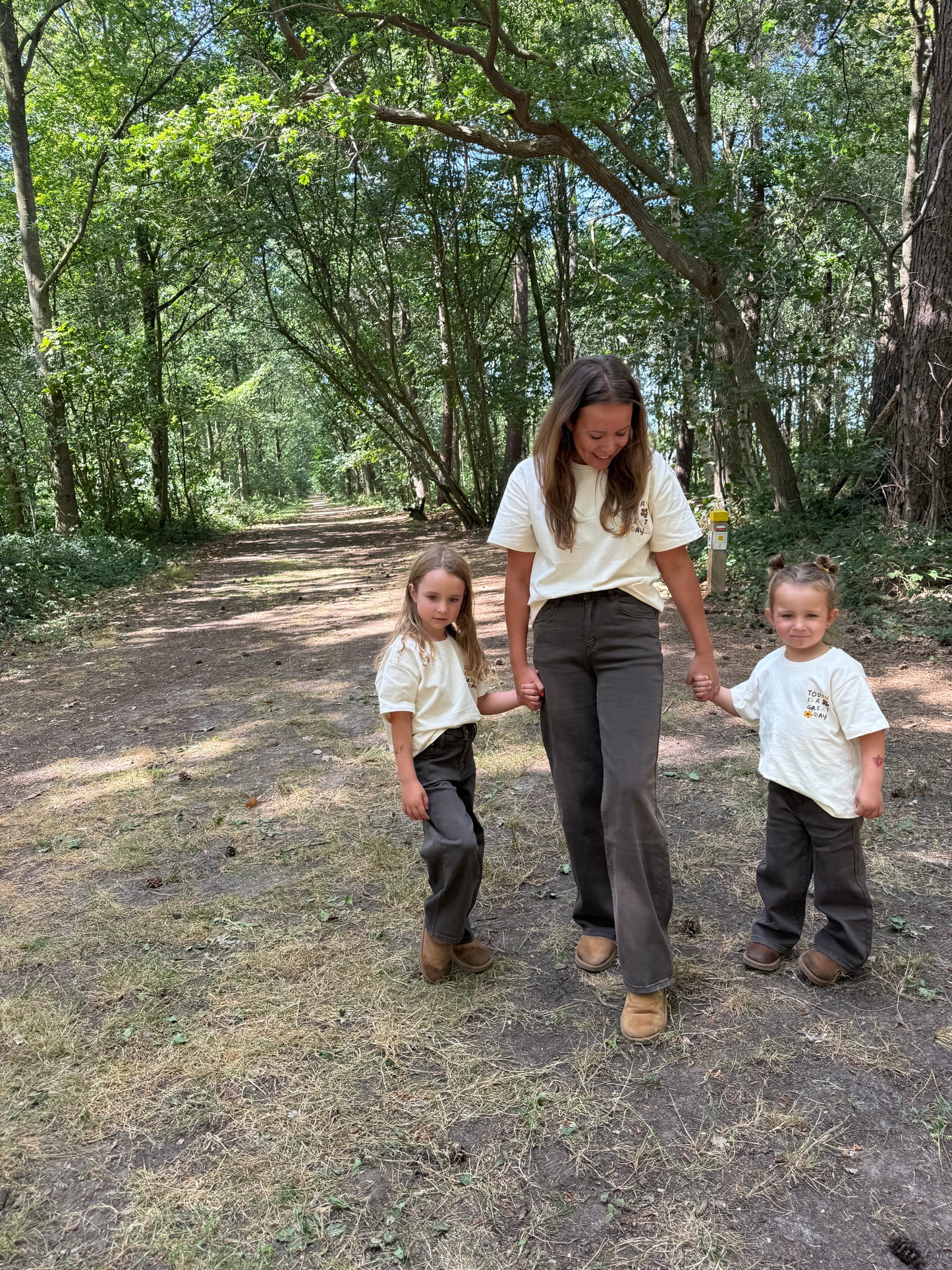 Broek kids jeans bruin