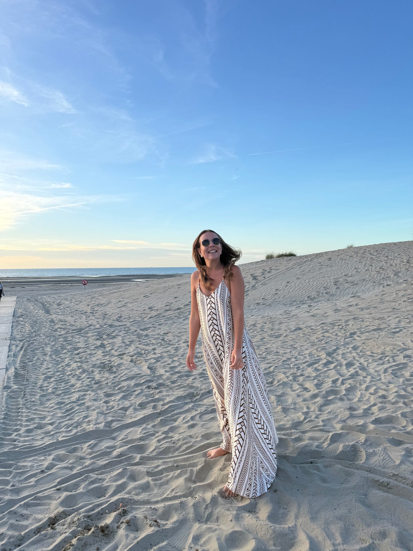Positano creme dress