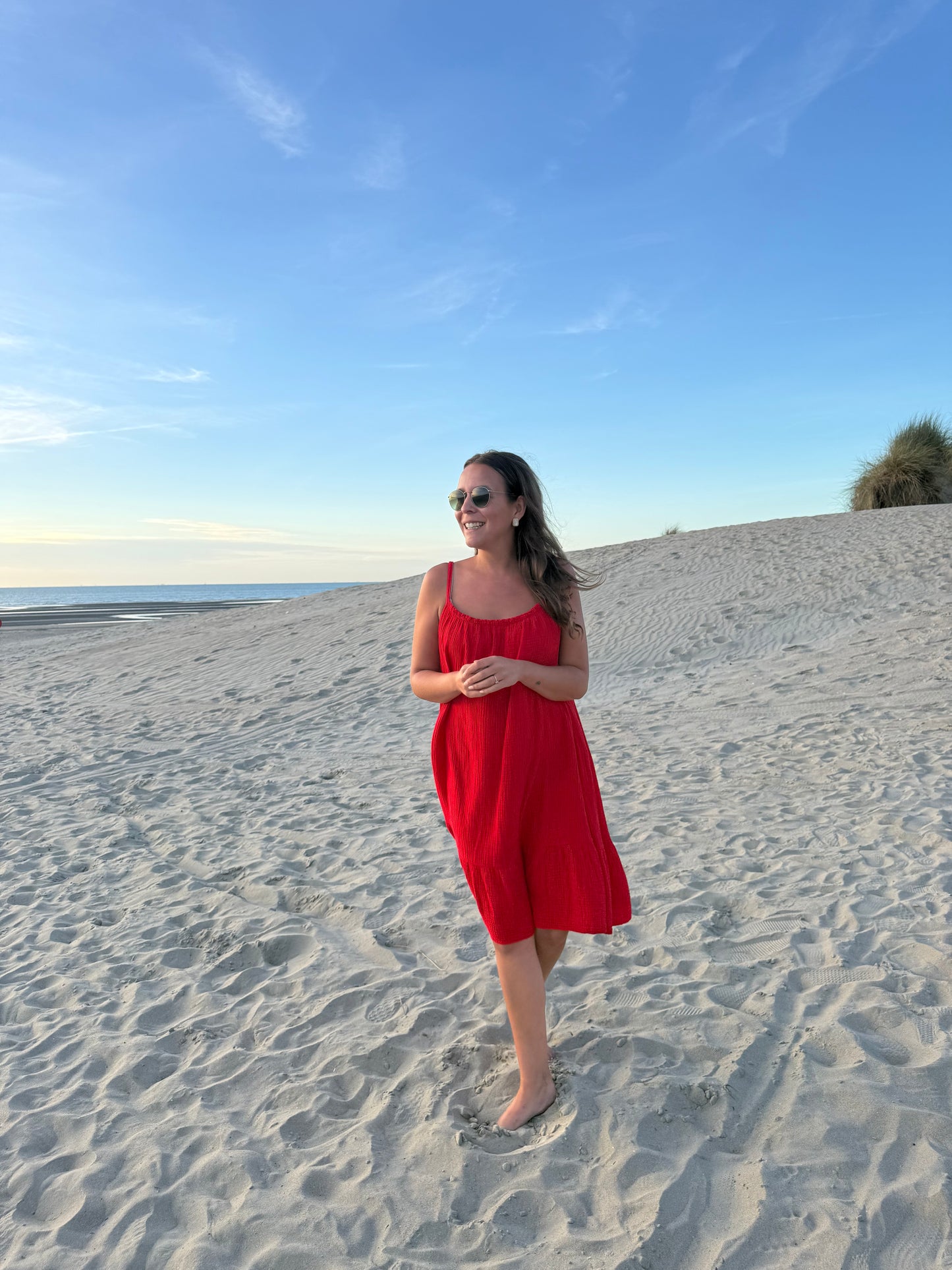 Riviera dress red