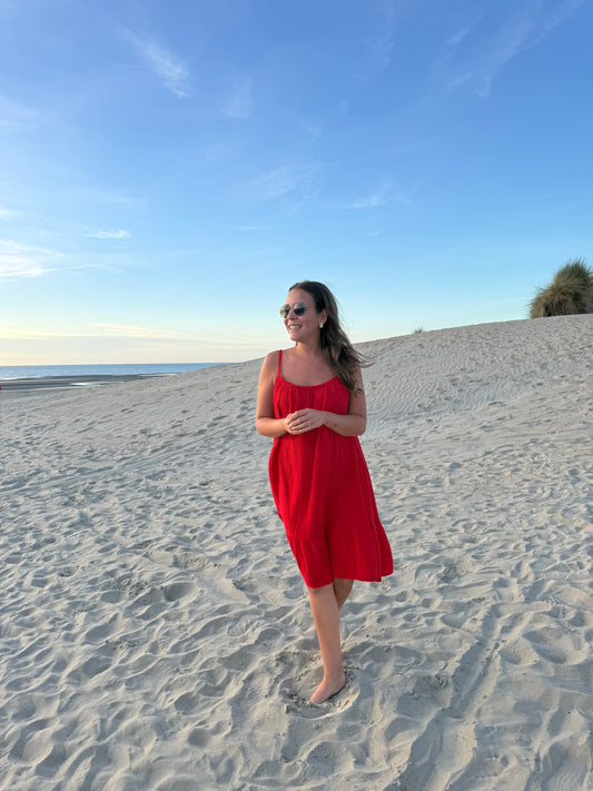 Riviera dress red