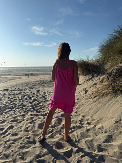 Riviera dress tetra roze