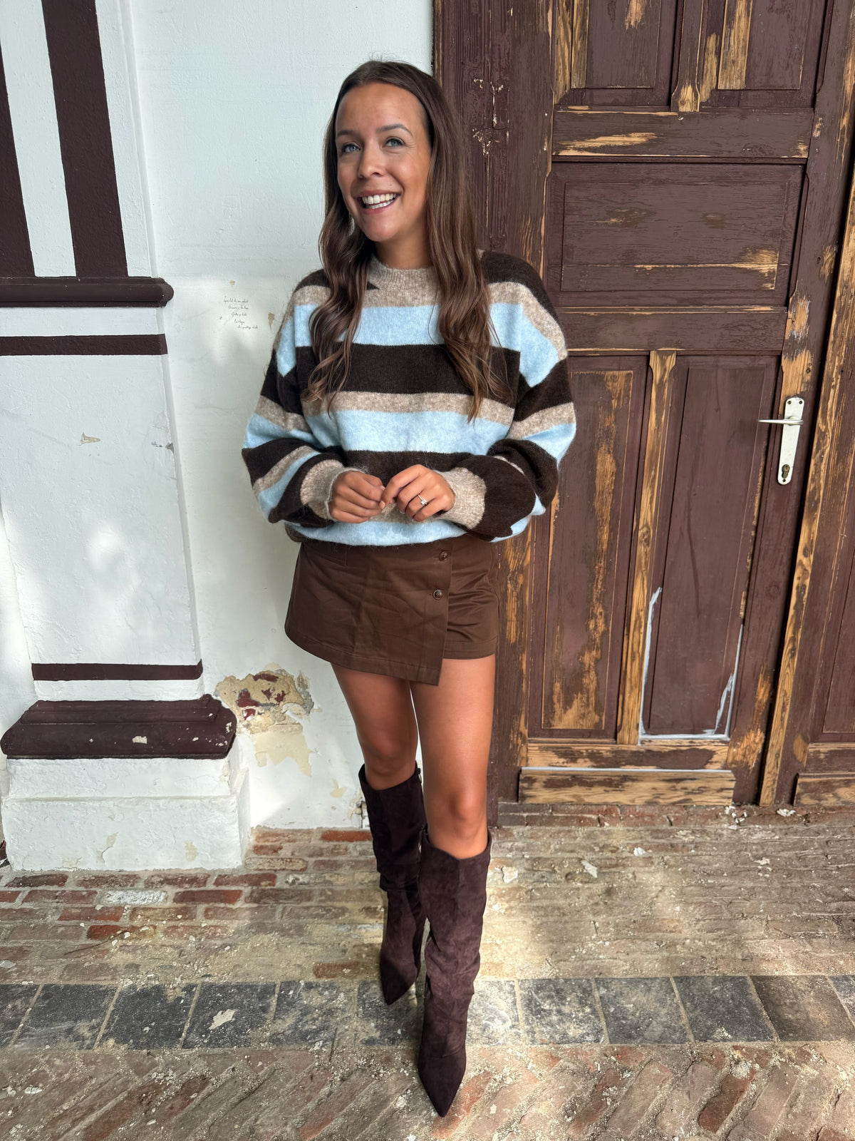 Skort rokje chocolade