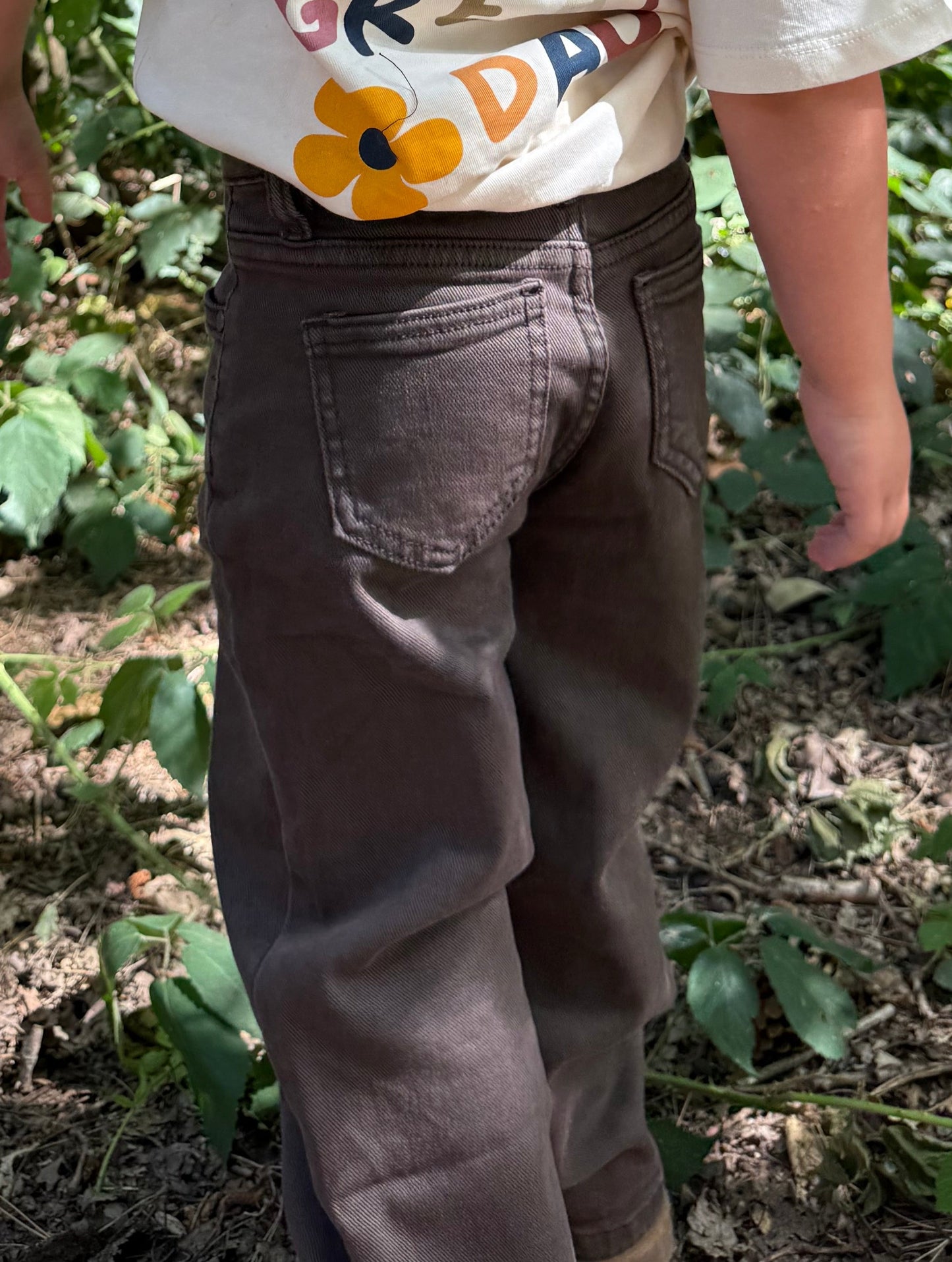 Broek kids jeans bruin