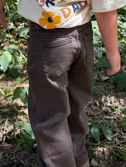 Broek kids jeans bruin