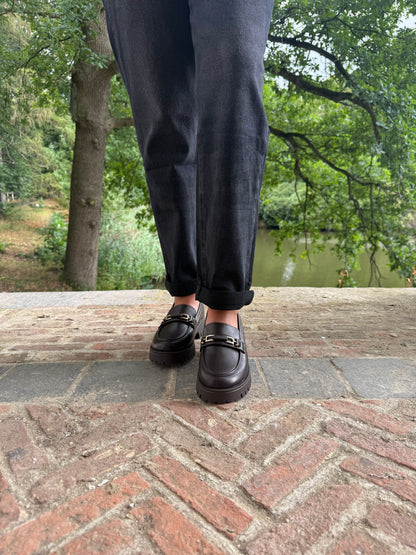 Klassieke choco bruine schoen