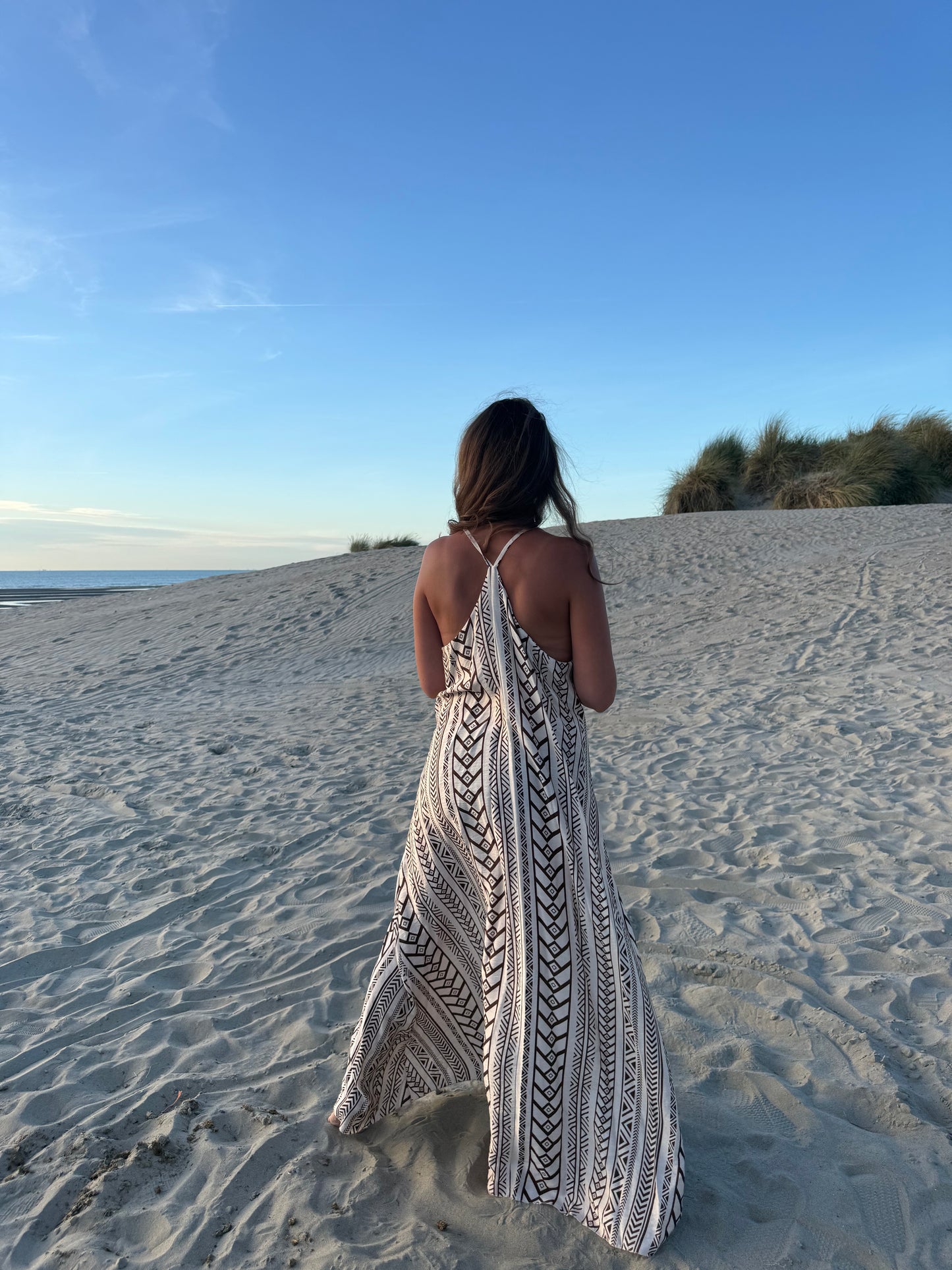 Positano creme dress