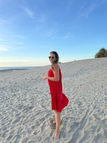 Riviera dress red