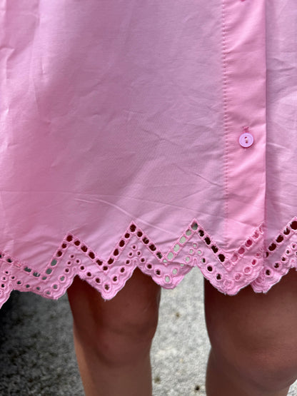 Hemd kleedje roze