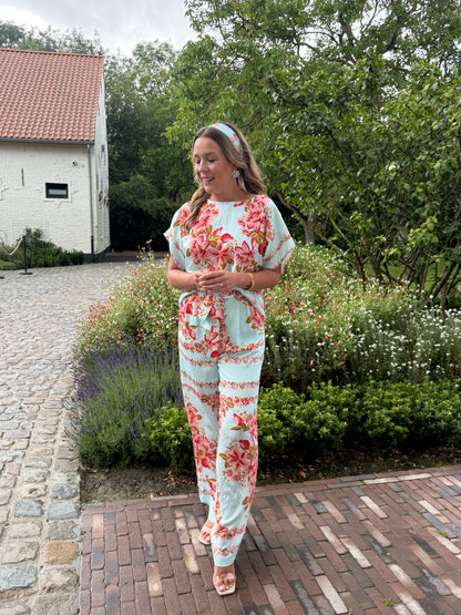 Romantische kleurrijke set