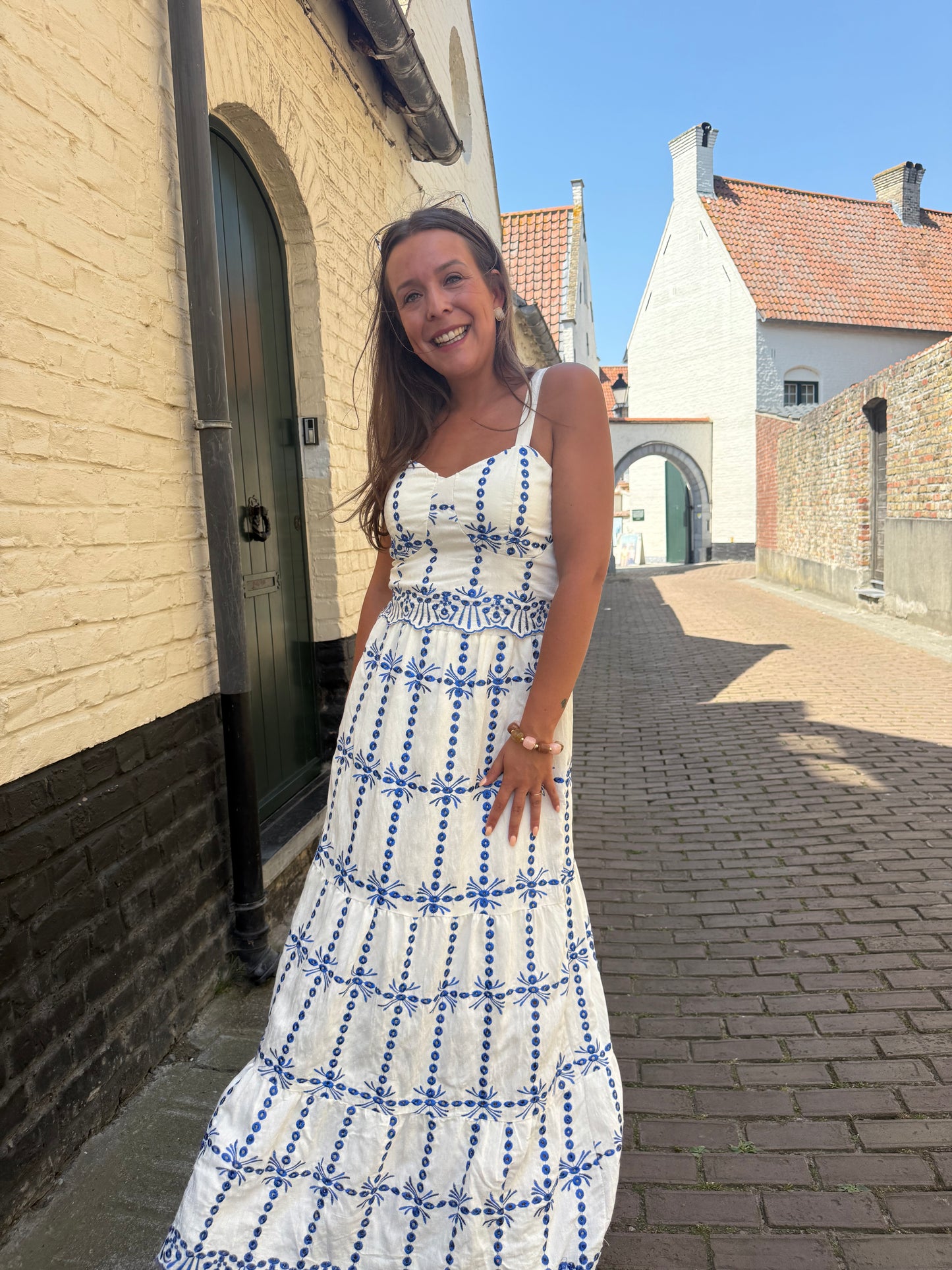 Amalfi blue set dress