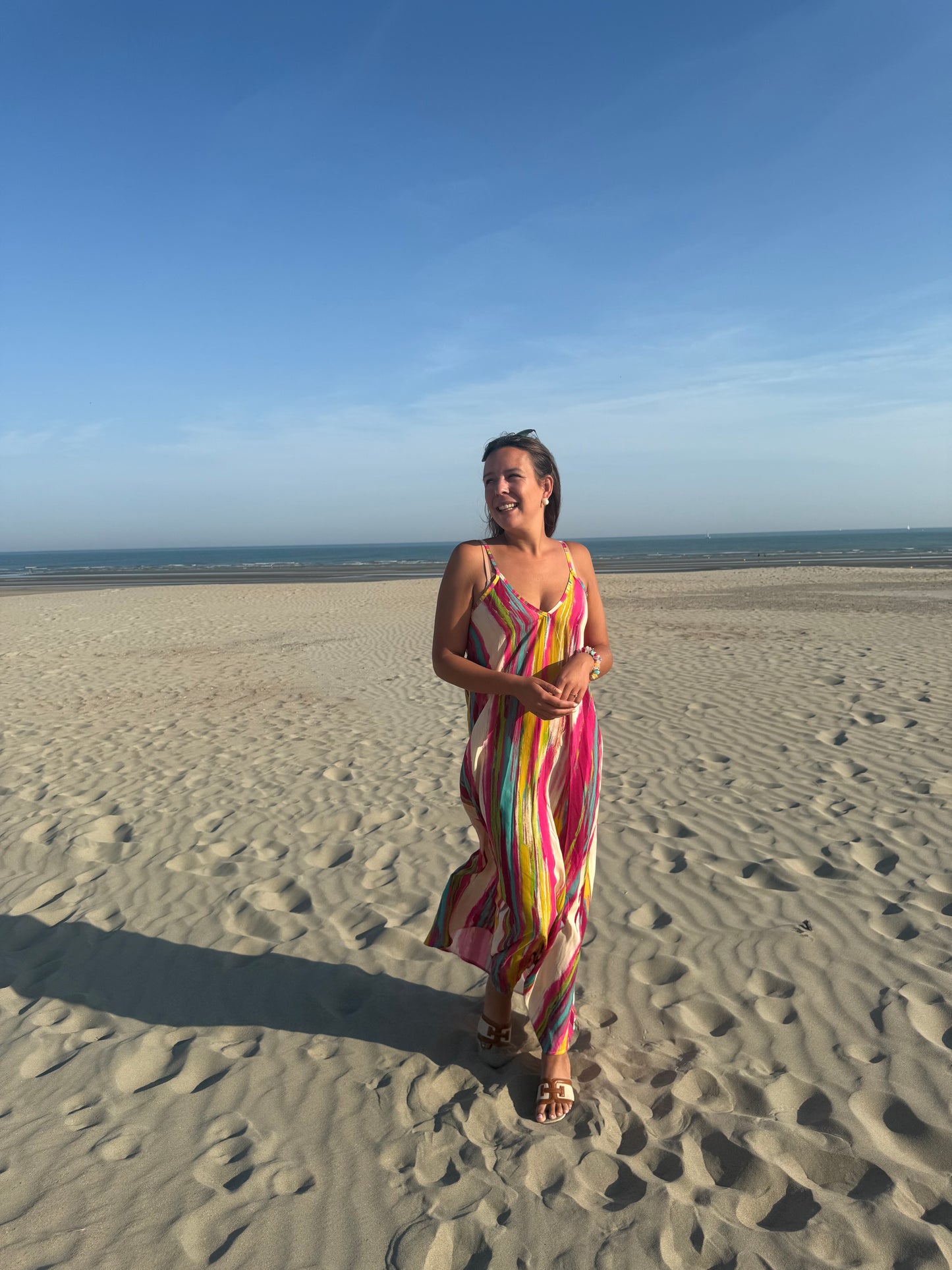 Ibiza sunset dress pink