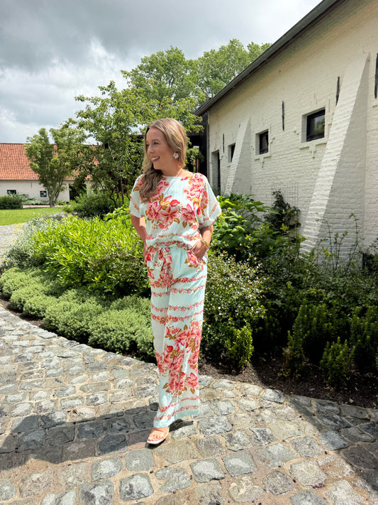 Romantische kleurrijke set