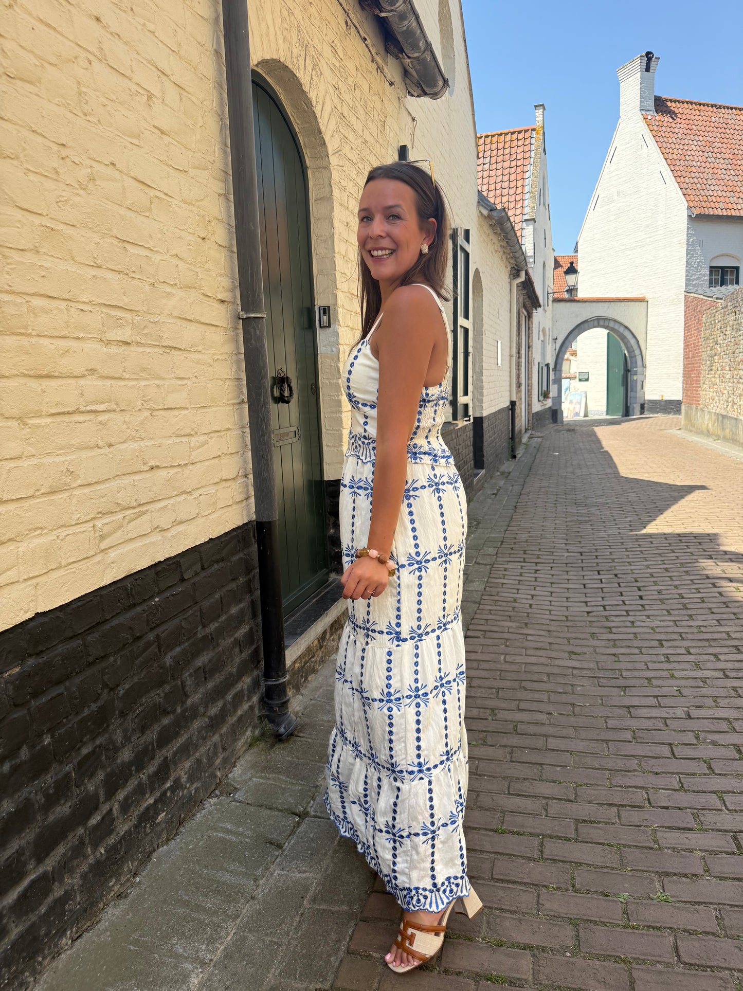 Amalfi blue set dress