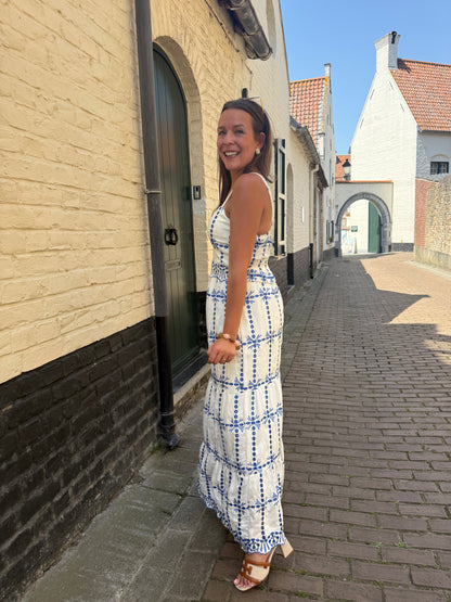Amalfi blue set dress