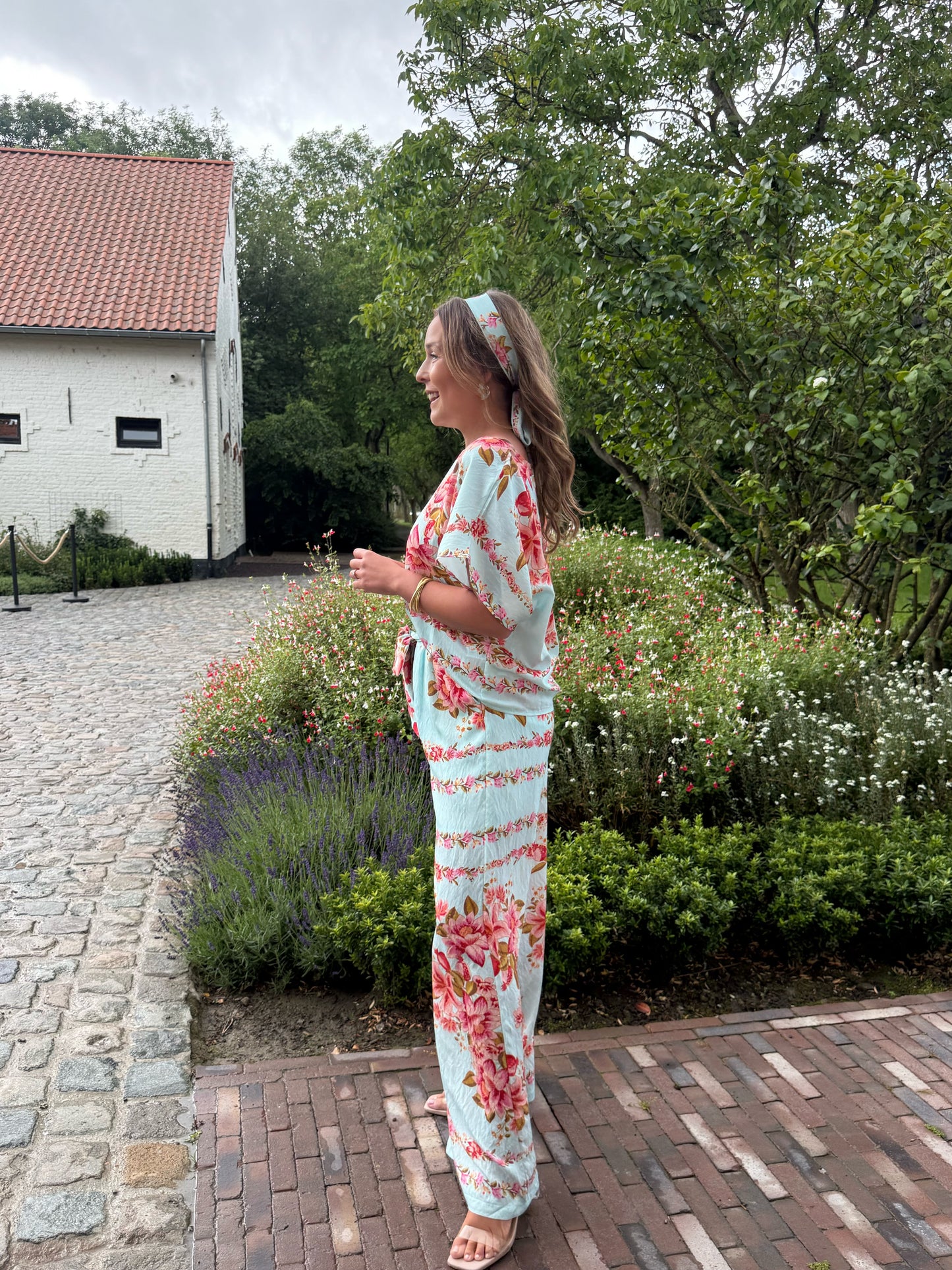 Romantische kleurrijke set