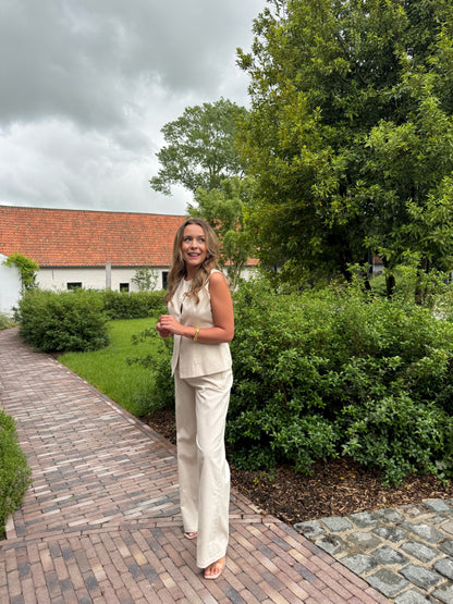 Linnenlook tweedelige set