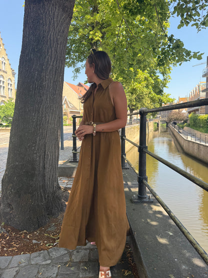 Olive maxi dress