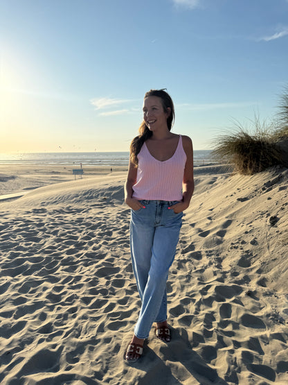 Roze top