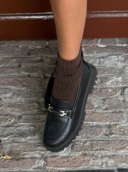 Klassieke choco bruine schoen