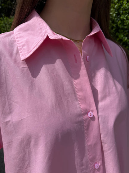 Hemd kleedje roze