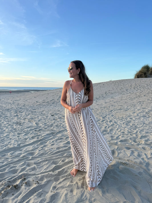 Positano creme dress