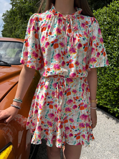Ruffle flower dress