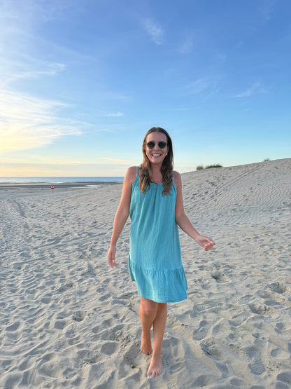 Riviera dress turquoise