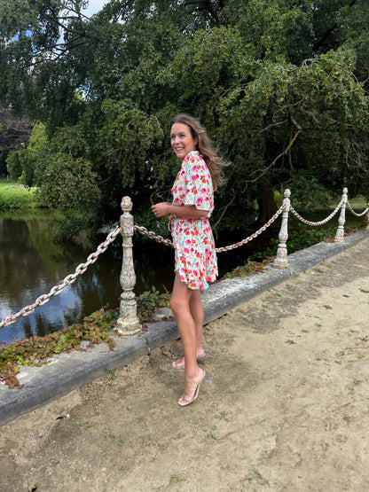 Ruffle flower dress