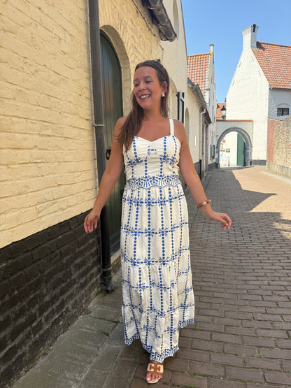 Amalfi blue set dress