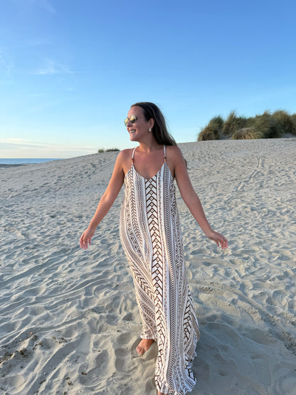 Positano creme dress