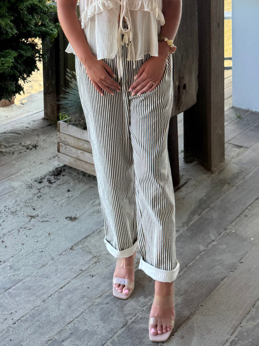 Riviera stripe pants
