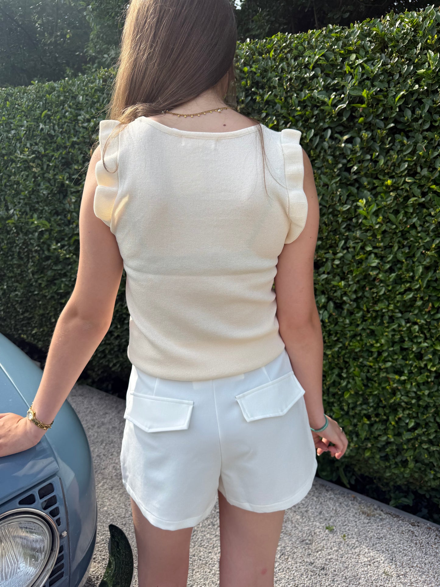 Witte klassieke short