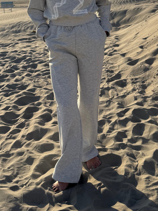 Grijze broek (sweaterstof)