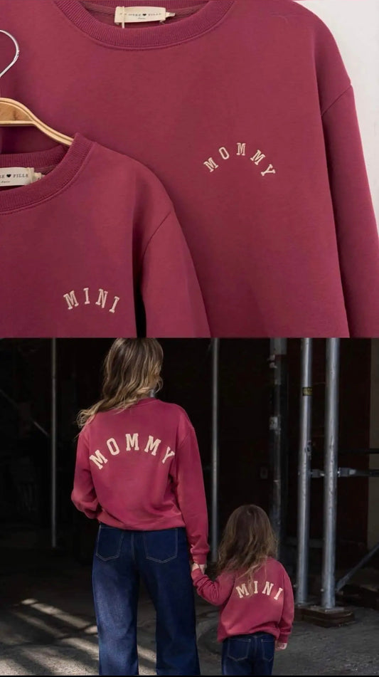 Sweater bordeaux MOMMY