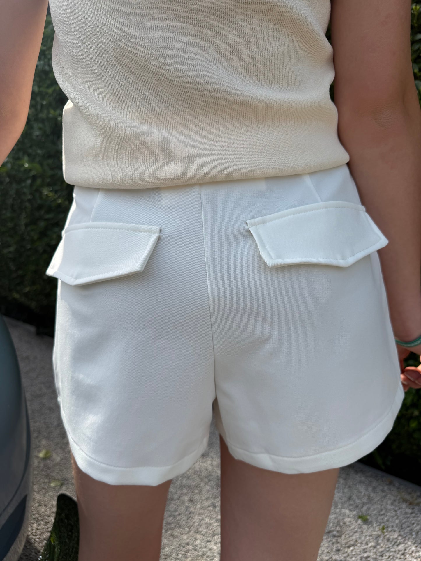 Witte klassieke short