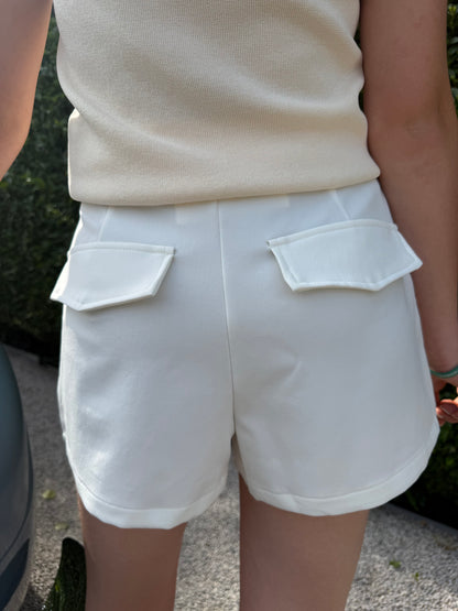 Witte klassieke short