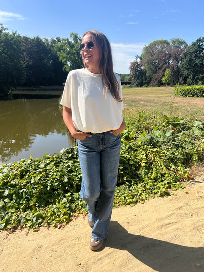 Creme T-shirt