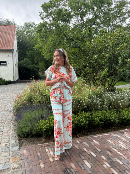 Romantische kleurrijke set