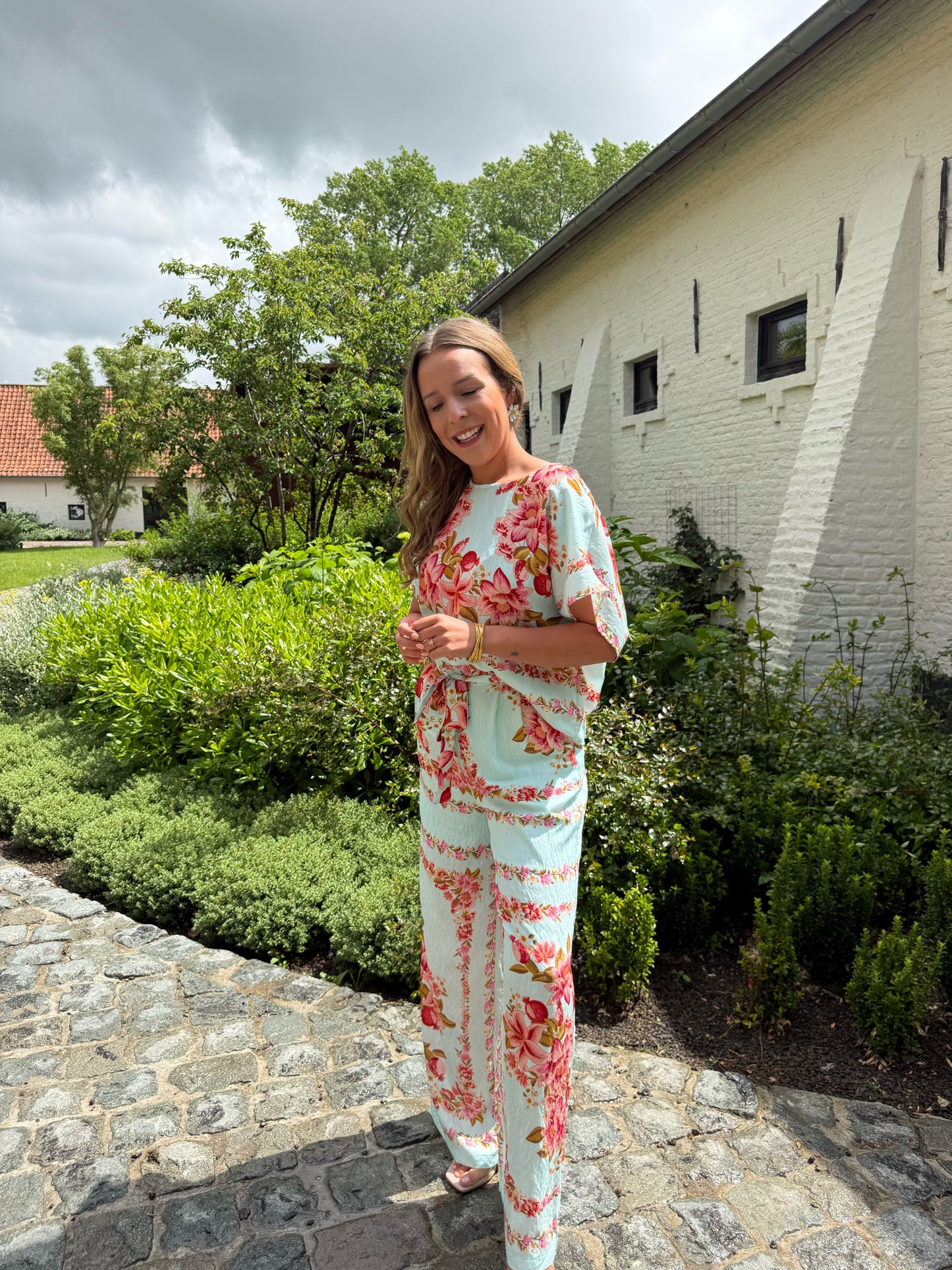 Romantische kleurrijke set
