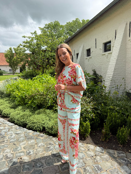 Romantische kleurrijke set