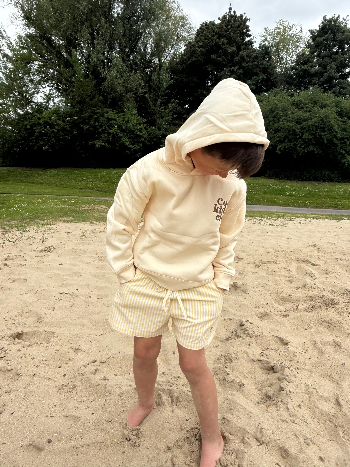 Sunny short geel kids
