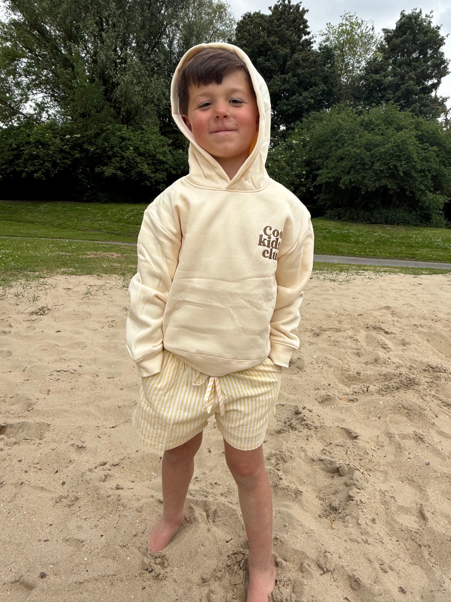 Sunny short geel kids