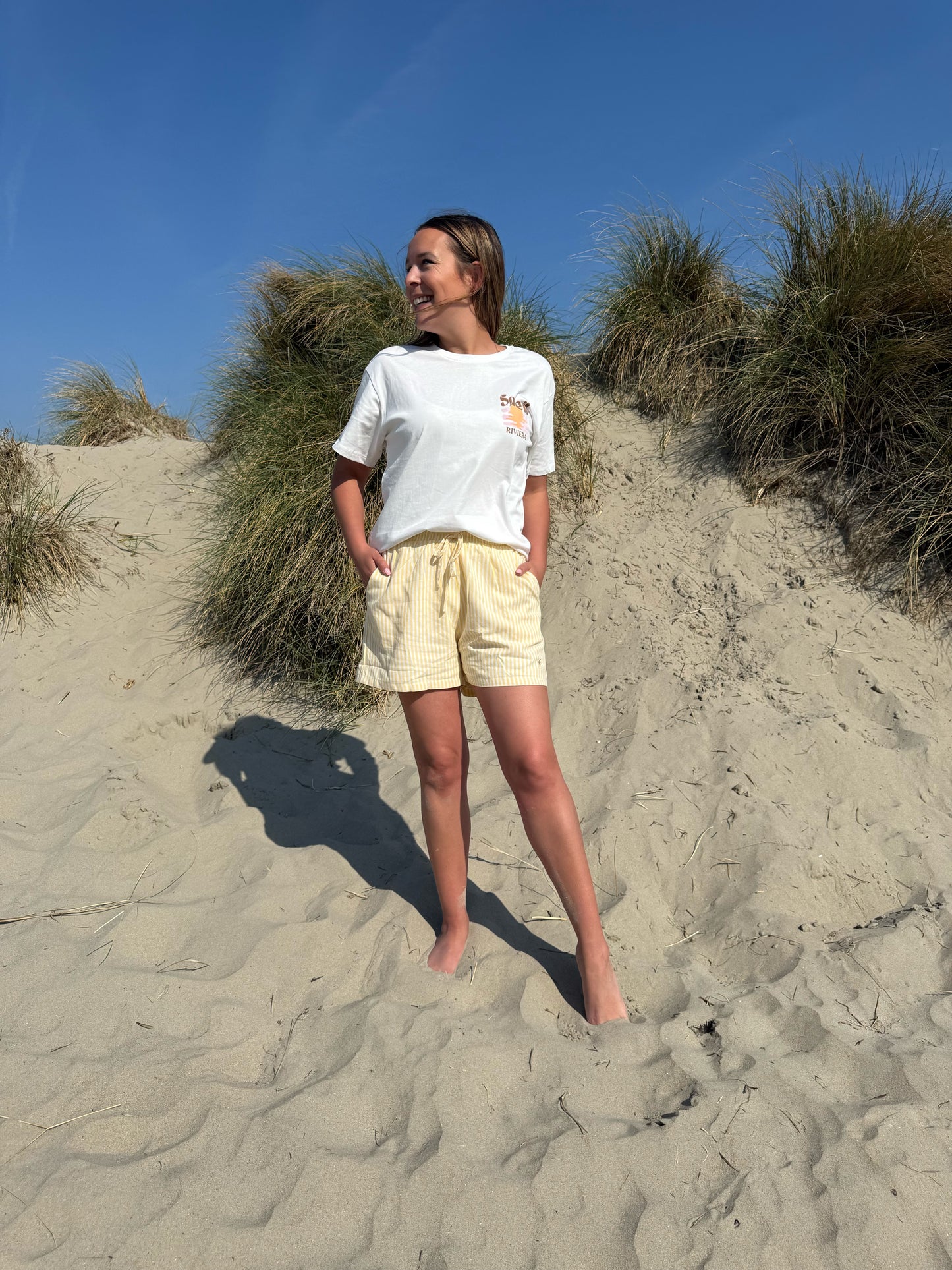 Sunny short geel mama