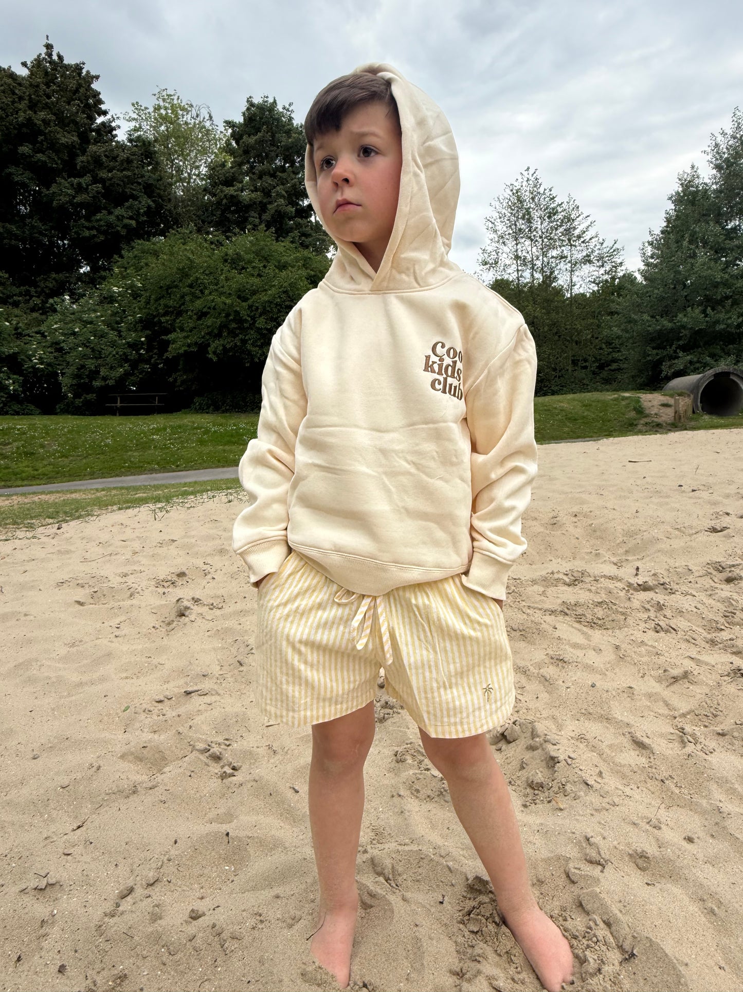 Sunny short geel kids