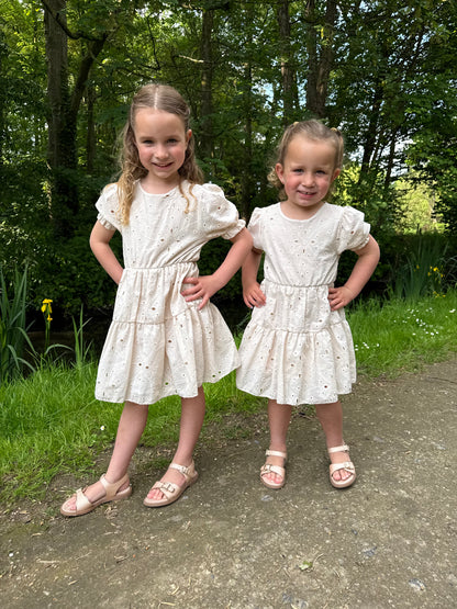 Daisy beige kleedje kids
