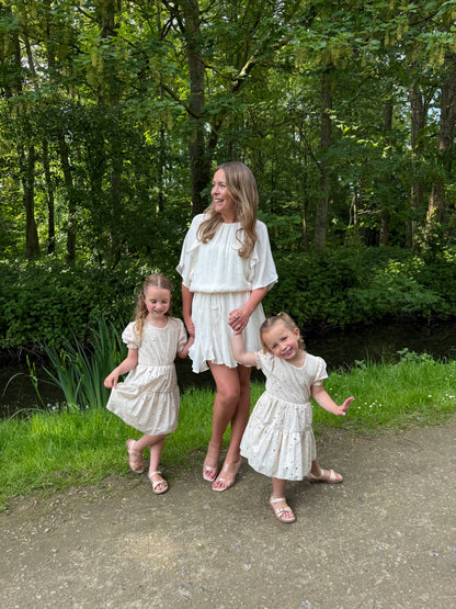 Daisy beige kleedje kids