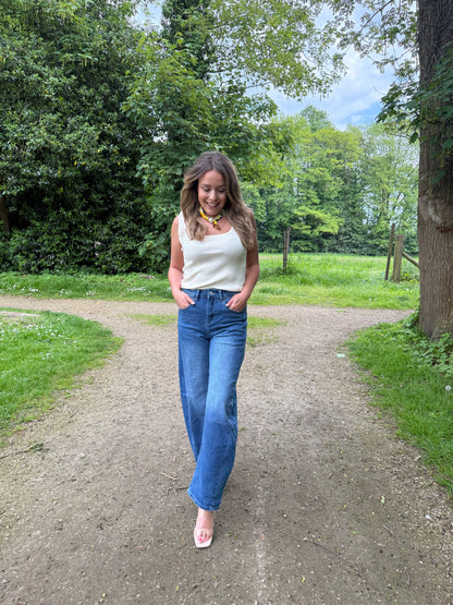 Blue balloon jeans