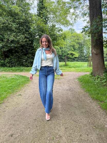 Blue balloon jeans