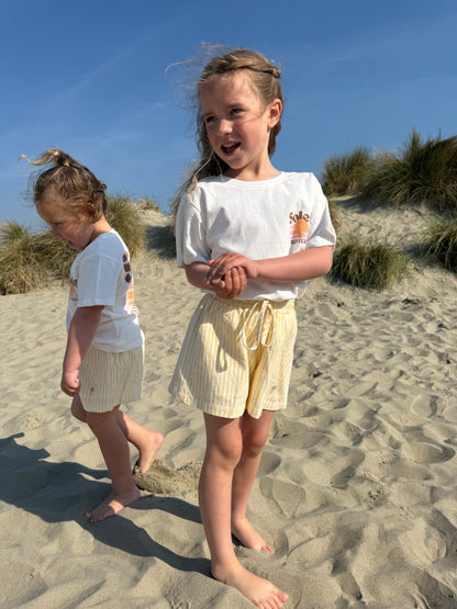 Sunny short geel kids